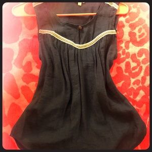 Lily White Flowy Tank